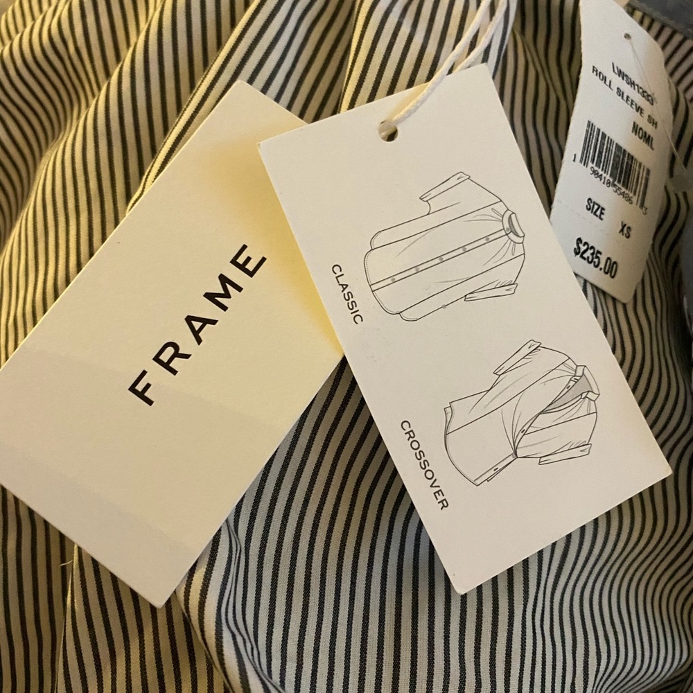 Frame Nwt Button Front Shirt - image 2